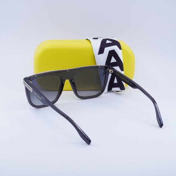Marc Jacobs MARC 586/S 0KB7 9O Square Sunglasses - Transparent Grey - Picture 4 of 10
